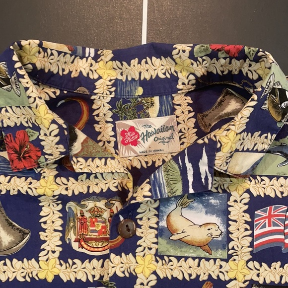Hilo Hattie Hawaiian Shirt - Size Large - Picture 2 of 4